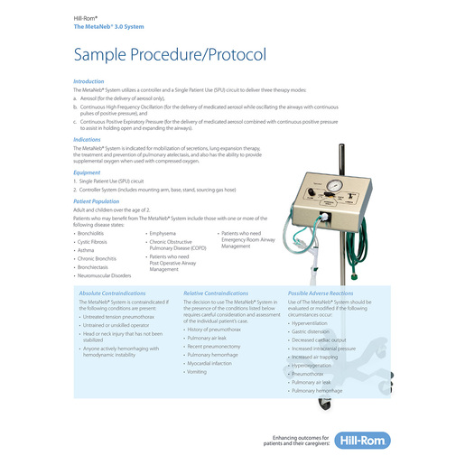Metaneb 3.0 Protocol Sheet, US