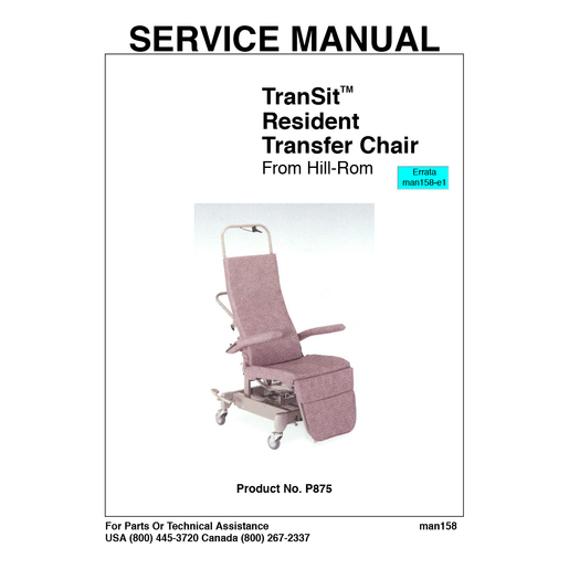 Service Manual, Transit Resident Tran