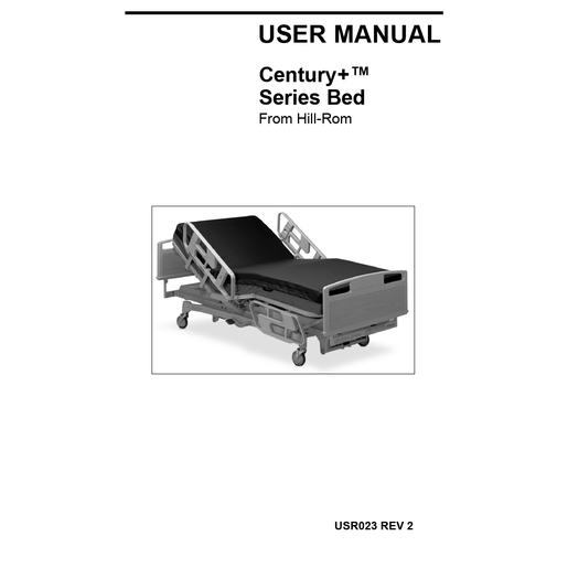 User Manual, Century+ Series Bed
